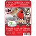 Longbird Essentials Fiery Cardinal Chorus bird seed package with images of cardinals and other birds.
