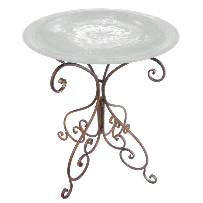 Metal Birdbath Base 20.5 IN