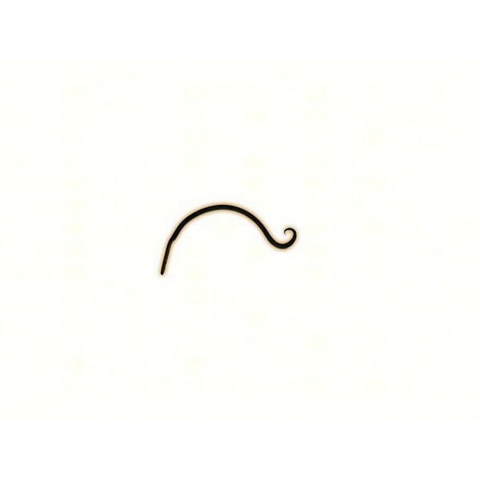 Single hook on a white background