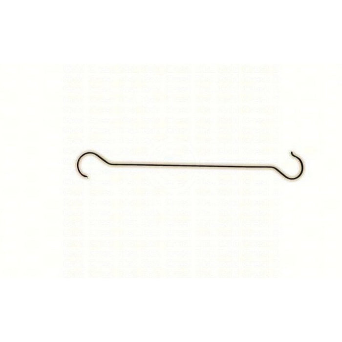 Metal hook on a white background