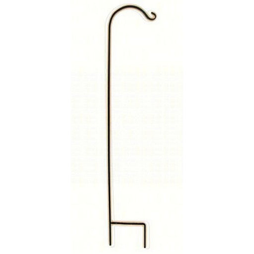 Decorative metal hook on a white background