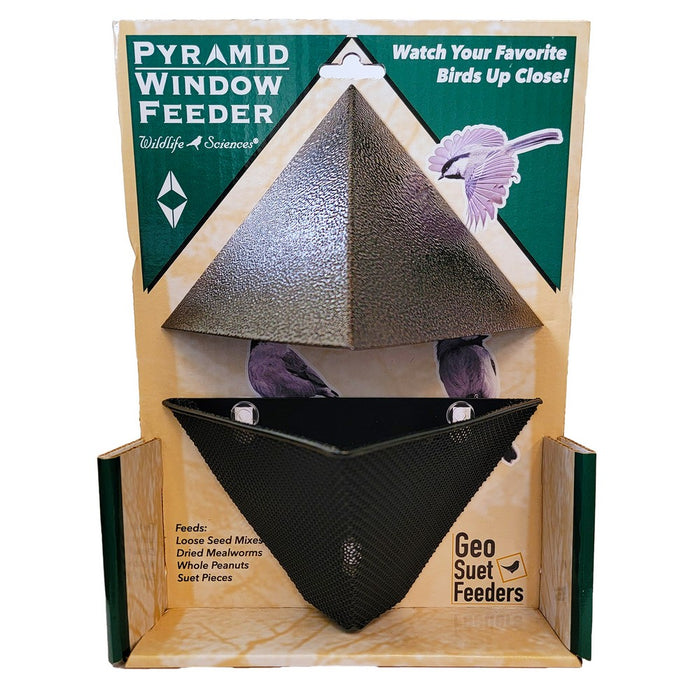 Pyramid Window Bird Feeder