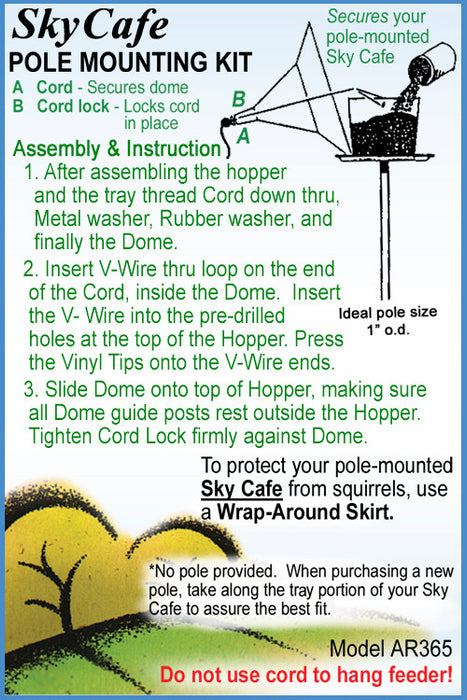 Cord And Cord Lock Pole Mount Kit