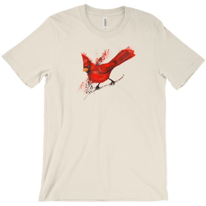 Bella + Canvas Men's Painted Cardinal Graphic T-Shirt