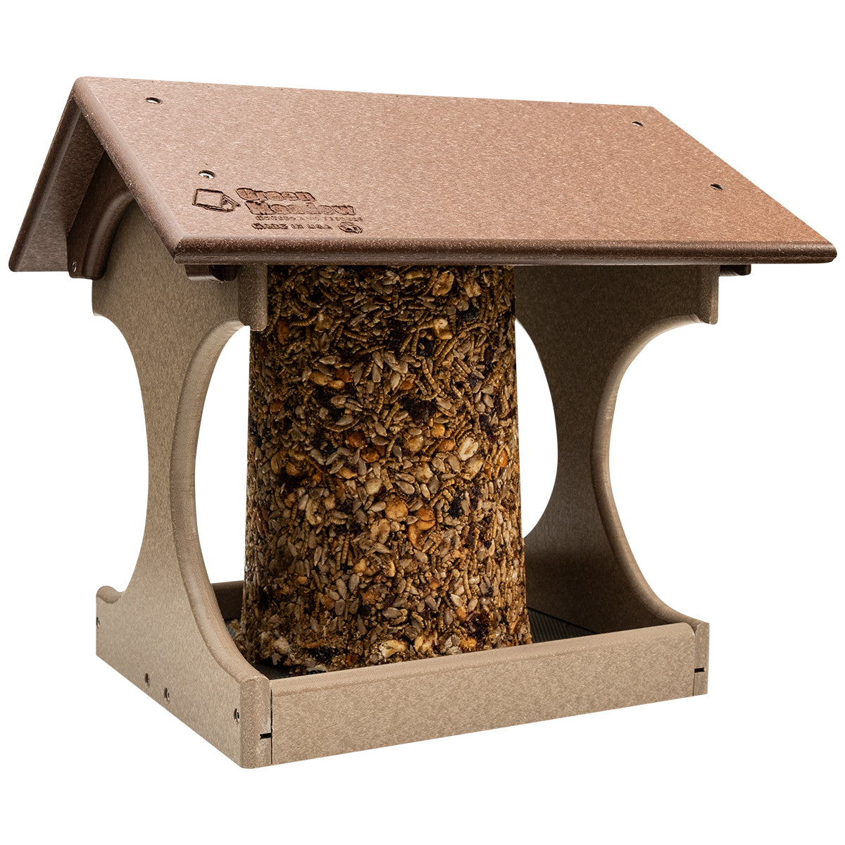 Suet Log Covered Feeder — Birdertown