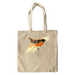 Canvas Painted Oriole Tote Bag