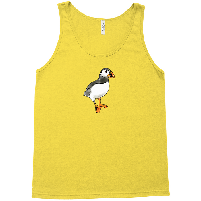 Bella + Canvas Women's Coloring Book Puffin Jersey Tank Top
