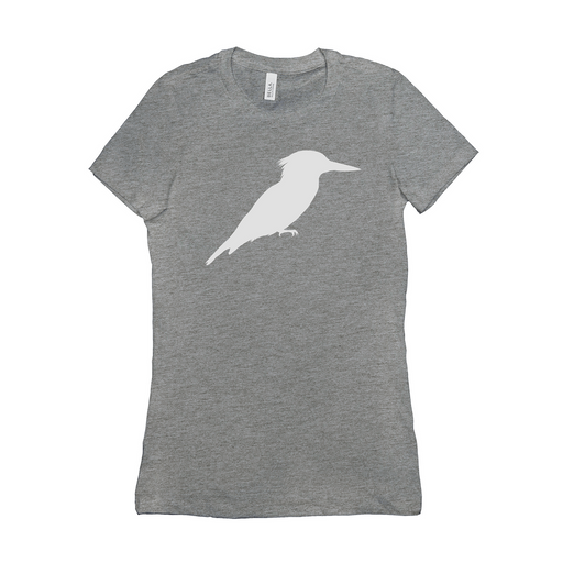 Bella + Canvas Women's Fit Cut Kingfisher Silhouette Graphic T-Shirt