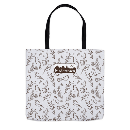 Birdertown Botanical Print Tote Bag