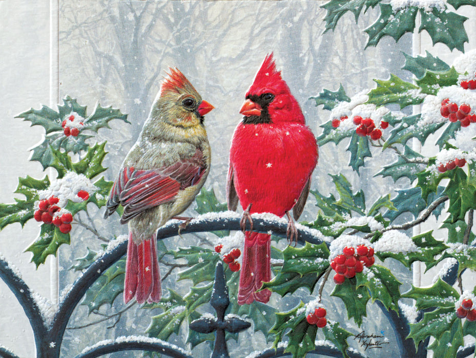 Pumpernickel Press Winter Peace Christmas Card 10/Box