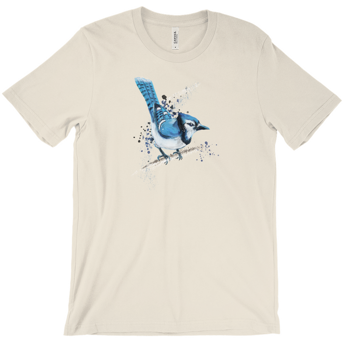 Bella + Canvas Men's Painted Bluejay Graphic T-Shirt