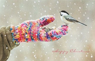 Mitten Munchies Christmas Card 16 Box