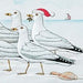 Pumpernickel Press Marching Gulls Christmas Card 16/Box