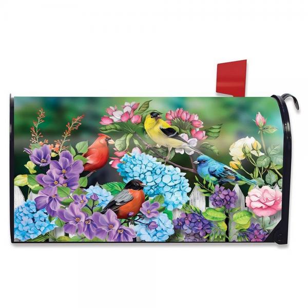 Feathered Friends Mailbox Cover