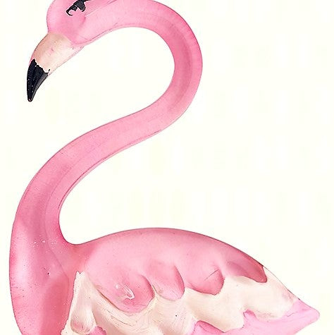 Hand Crafted Flamingo Resin Bottle Stopper 5.5 IN 