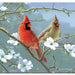 Beautiful Songbirds Glass Cutting Board 12 IN x 15 IN