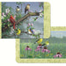 Beautiful Songbirds Plastic Reversible Placemat 17.125 IN x 11.25 IN