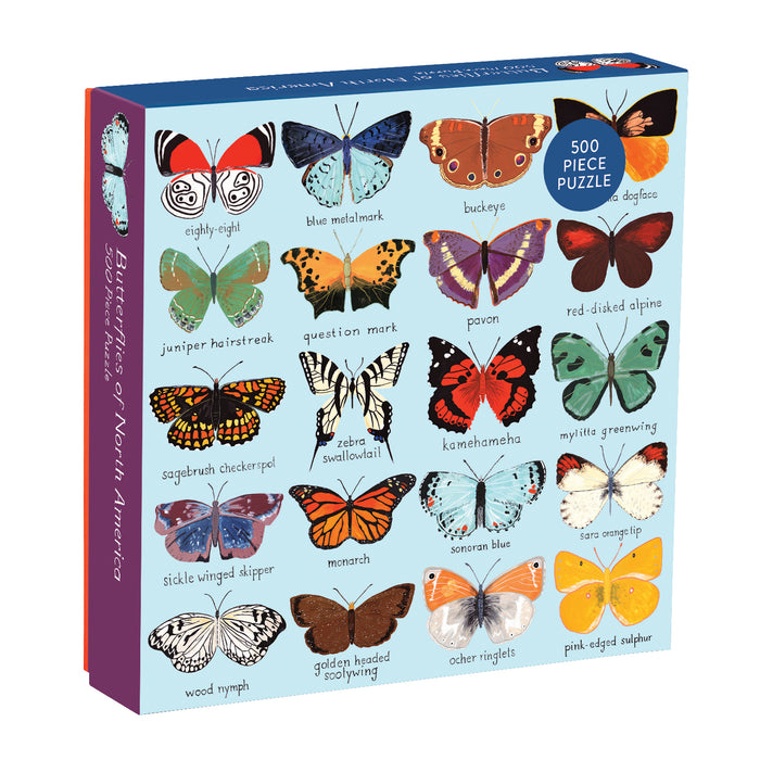 500 Piece Butterflies of North America Puzzle