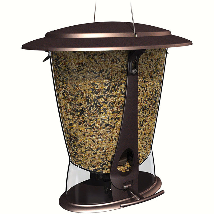 Burnt Penny Squirrel Proof X 2 Seed Feeder 11.25 IN x 8 IN x 11 IN
