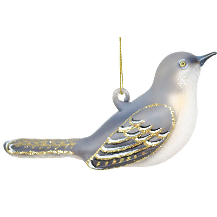 Cobane Mockingbird Glass Ornament