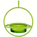 Lime Hanging Sphere Bird Feeder with Perch