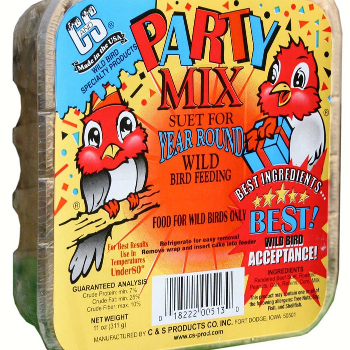 11 OZ Party Mix Suet