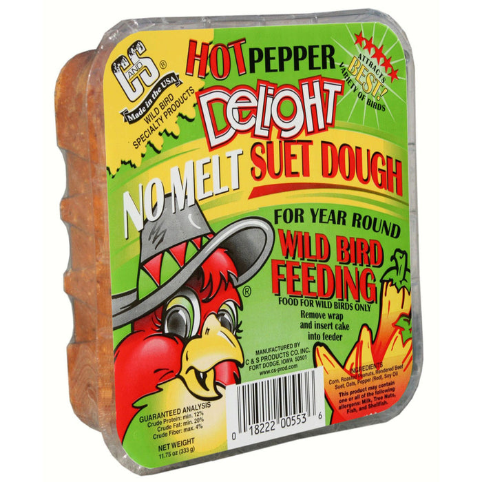 13.5 OZ Hot Pepper Delight No Melt Suet Dough