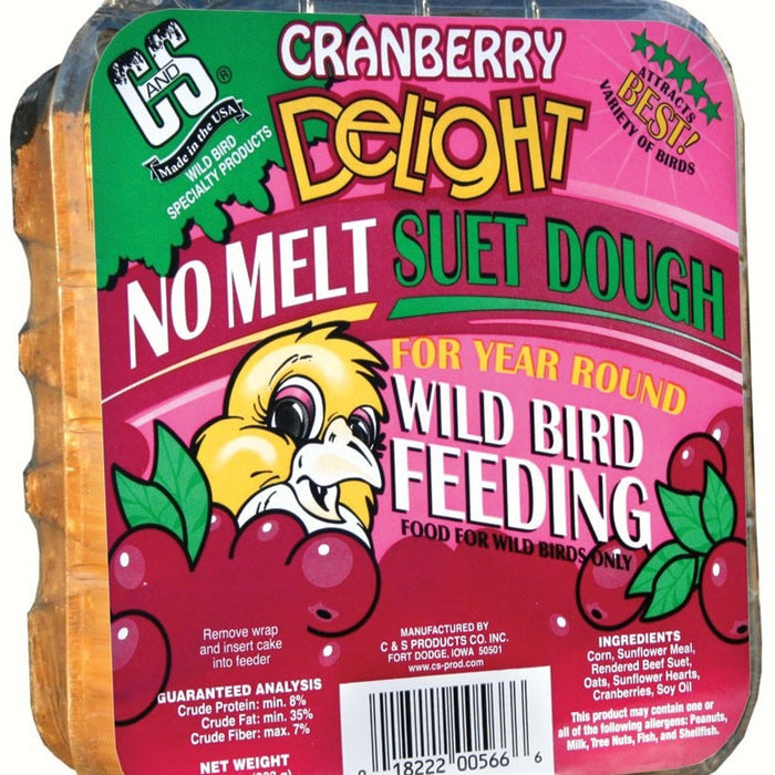 Cranberry Delight No Melt Suet Dough 11.75 OZ