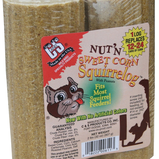 Nut And Sweet Corn Squirrel Log 32 OZ