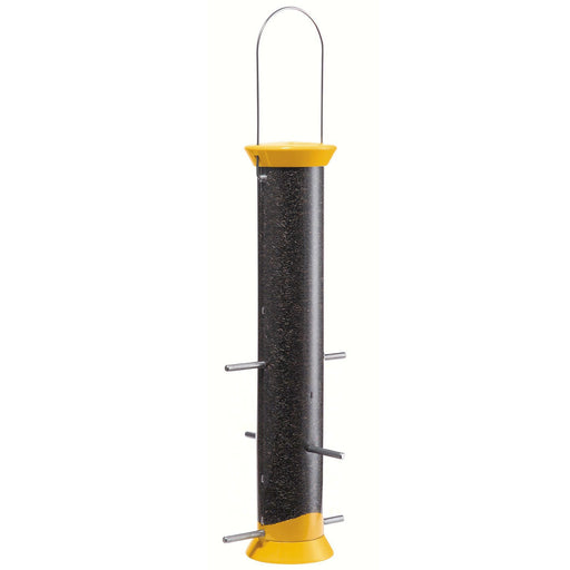 Yellow Metal Thistle Feeder 15 IN