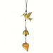 Solid Brass Hummingbird Tibet Chime 2.5 In x 2.5 IN x 19 IN