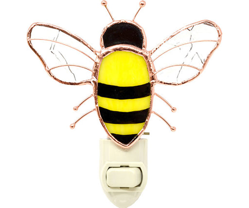 Stained Glass Bee Nightlight 5 IN