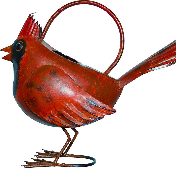 28 OZ Hand Painted Cardinal Watering Can