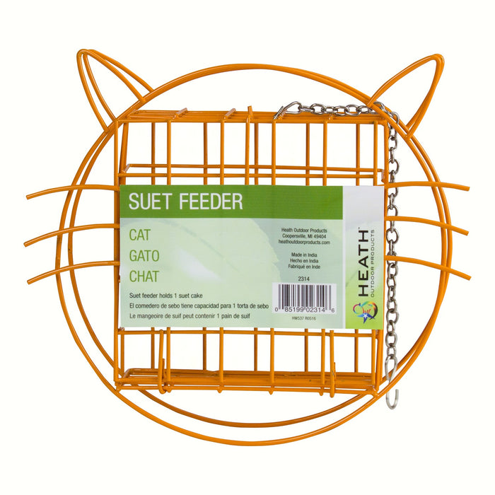Cat Shape Suet Cage 8 IN