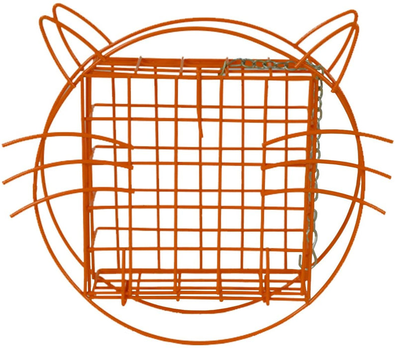 Cat Shape Suet Cage 8 IN