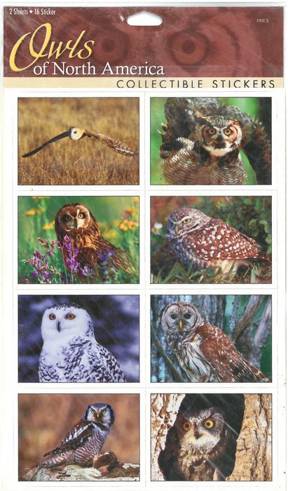 18 Owls North America Stickers