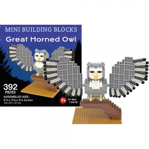 Great Horned Owl Mini Building Set
