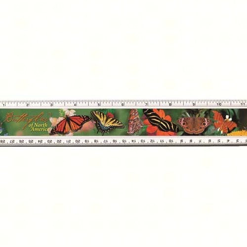 Butterflies Plastic Ruler