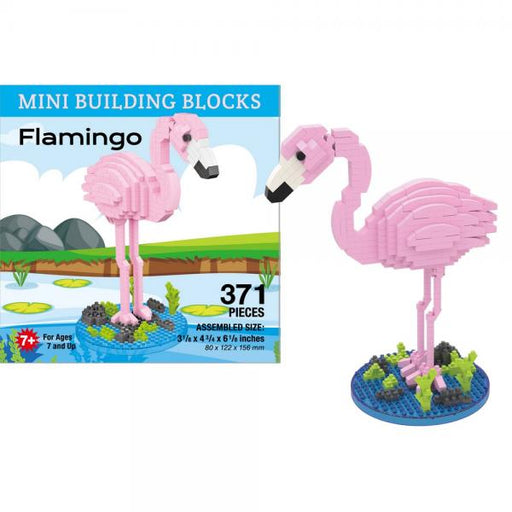 Mini Building Blocks Set Flamingo