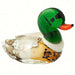 Handmade Milano Art Duck Glass Animal 2.75 IN 