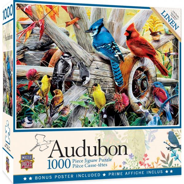 1000 Piece Audubon Backyard Birds Puzzle