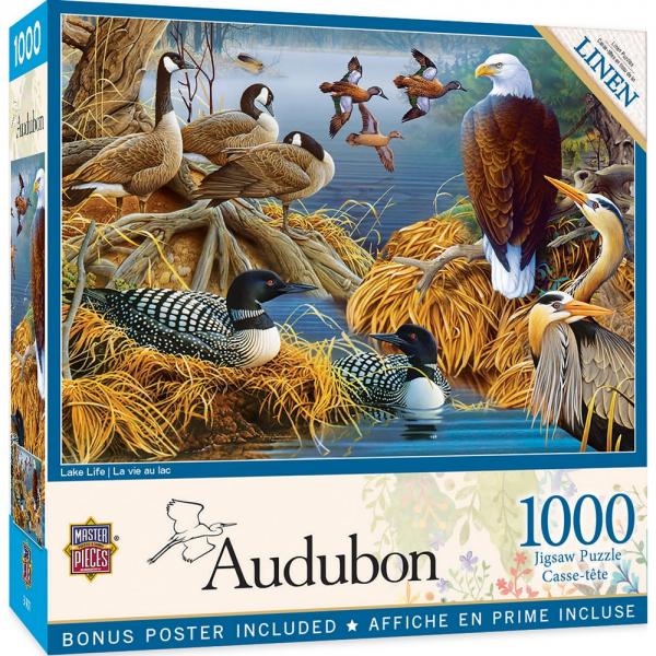 1000 Piece Audubon Lake Life Puzzle