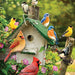 35 Piece Singing Around the Birdhouse Tray Puzzle