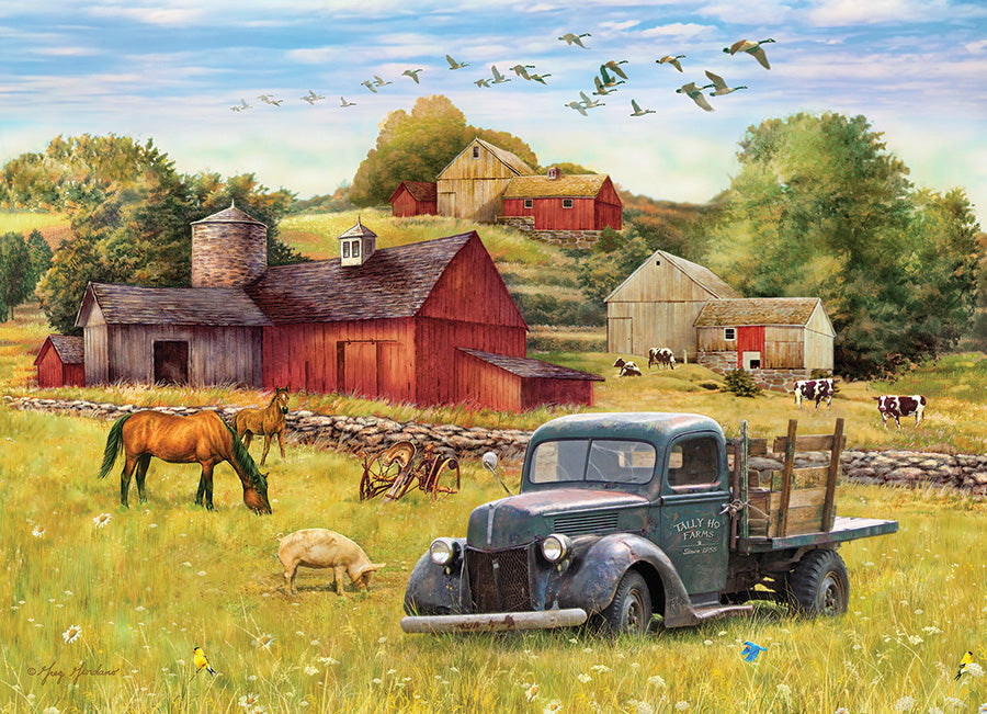 1000 Piece Summer Afternoon On The Farm Puzzle