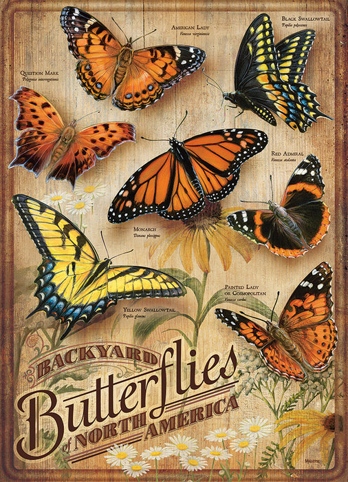 500 Piece Backyard Butterflies Puzzle