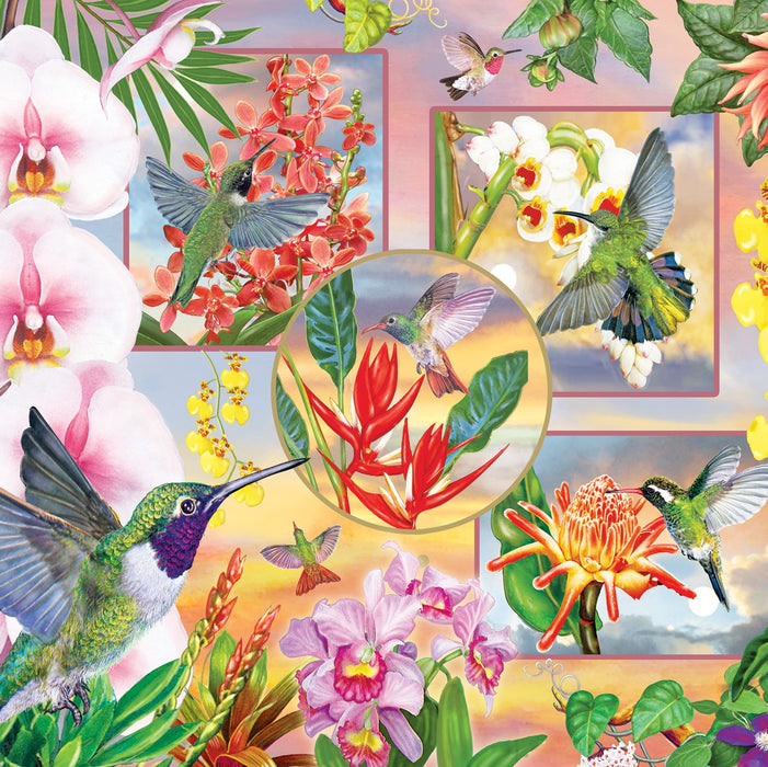 500 Piece Hummingbird Magic Puzzle