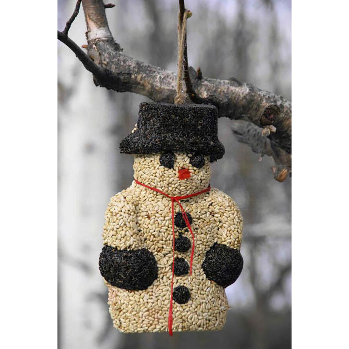 Snowman Hanging Bird Seed 13 IN
