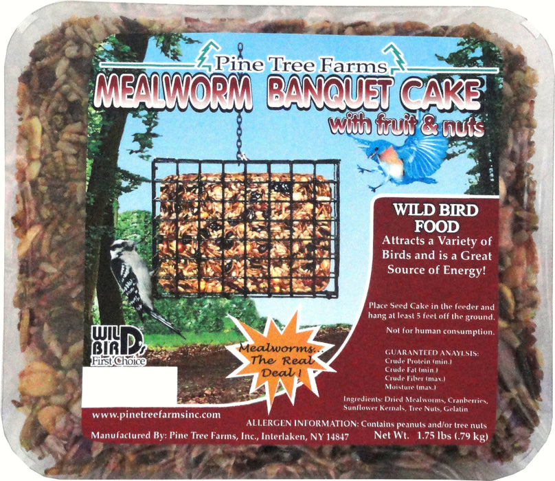 28 OZ Mealworm Banquet Large Seed Cake