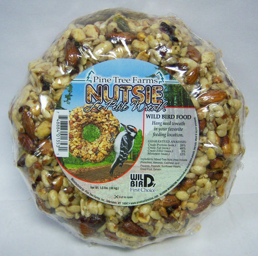 Le Petit Nutsie Bird Seed Wreath 1.5 LB