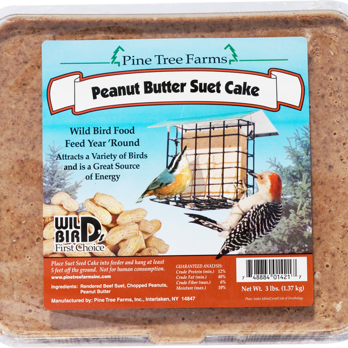 Peanut Butter Suet Cake 3 LB